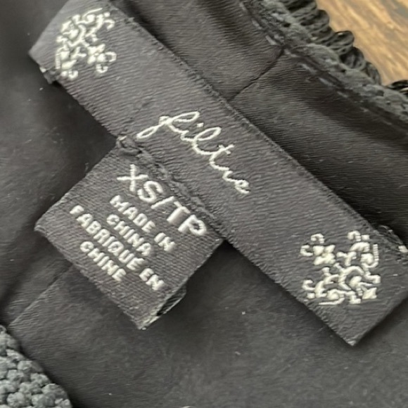 Filtre Fringe Gold Embellished Drop Waist Shift Mini Dress - Picture 8 of 10